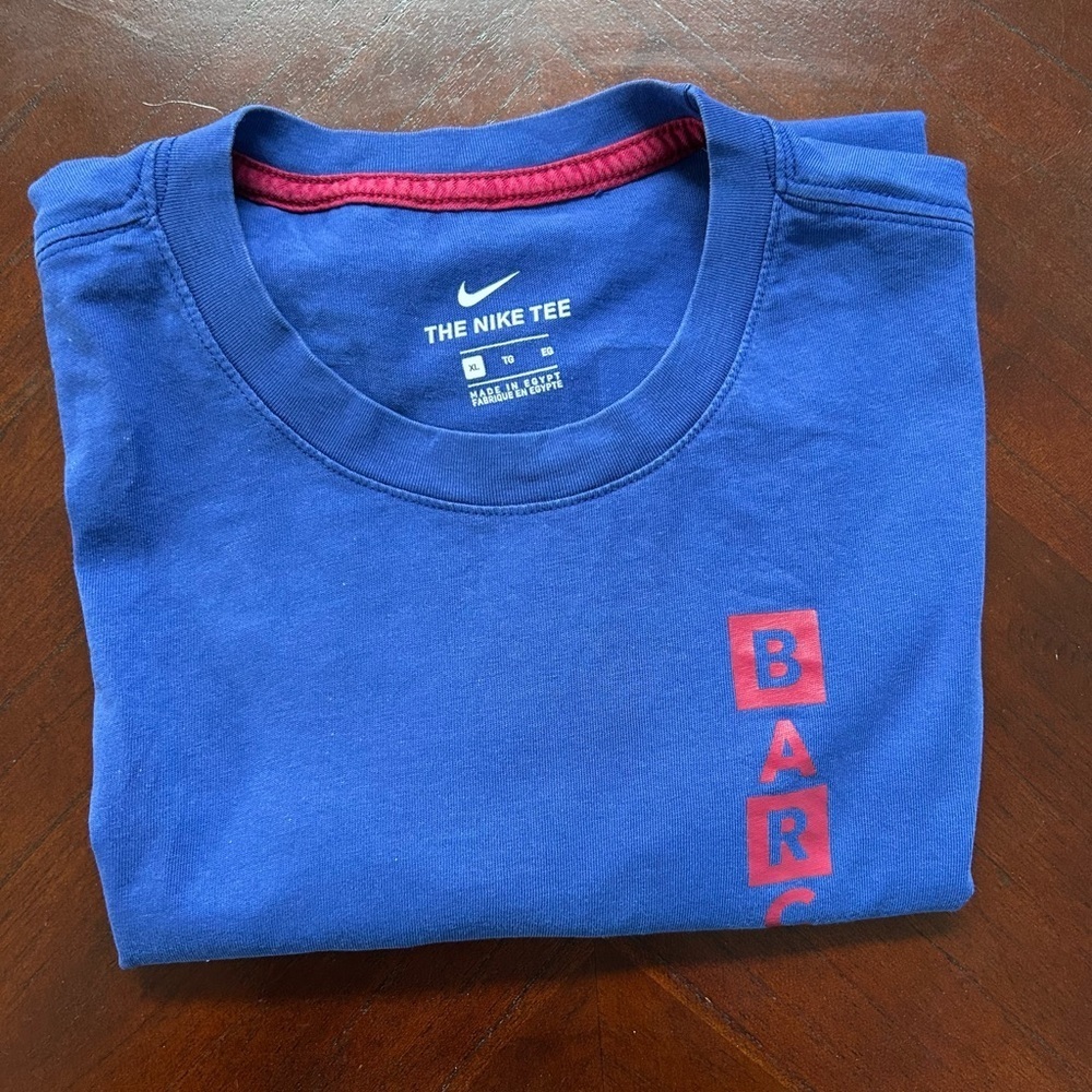 Barca Nike Blue T-Shirt size XL - Picture 9 of 11